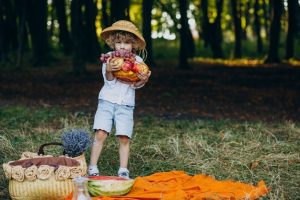 Picnic essentials packed for a family day outdoors