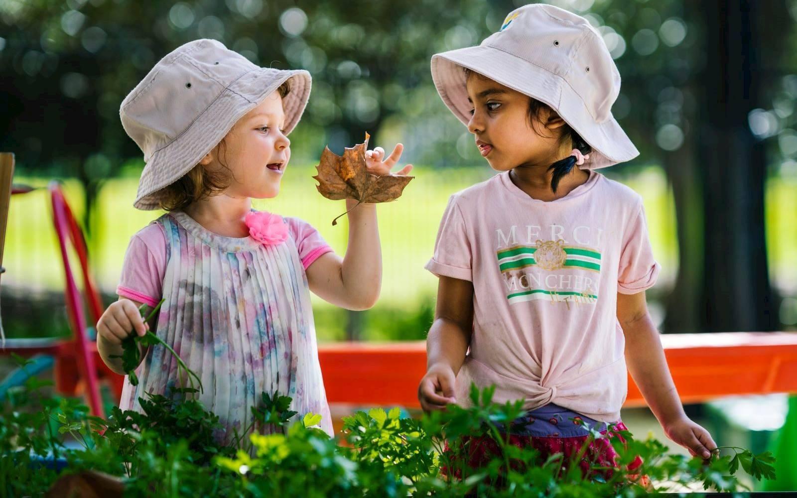Children learning through play and positive early childhood experiences