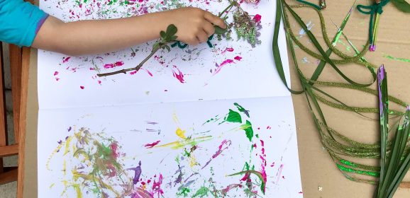 Nature Painting Activities for Children